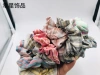 The new checkered trendy headwear features a woolen hair band that is retro and simple, a versatile fabric hair tie for girls, and a fat intestine hair tie details Picture